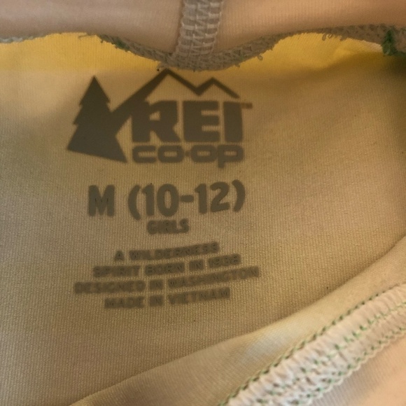 REI CO-OP Rashguard Girls Size Medium (10-12) Red Yellow Multicolor Floral Swim - Picture 5 of 12